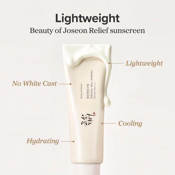 BEAUTY OF JOSEON Relief Sun: Rice + Probiotics SPF 50+ PA+++ - Picture 6 of 7